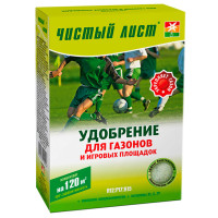 Удобрение Чистый лист для газонов и игровых площадок 900 г