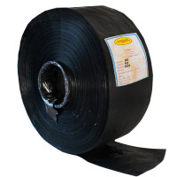 Рукав поліетиленовий для розсади та саджанців 8х5 см 40 мкм 1 м чорний Інтерком-М