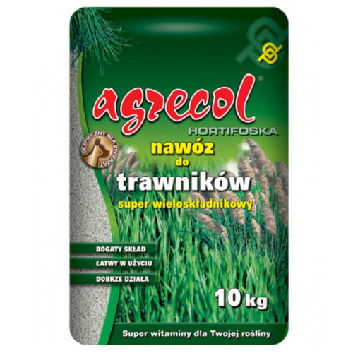Добриво для газону 15.5.10 10 кг Hortifoska Agrecol - купити за