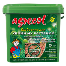 Добриво для хвойних від пожовтіння хвої 0.0.6 5 кг Agrecol