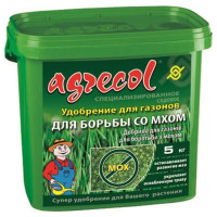 Удобрение для газона и борьбы с мхом 15.0.0 5 кг Agrecol
