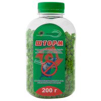Гранулы от крыс и мышей Шторм 200 г