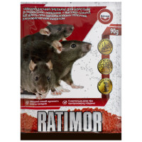 Гранули від щурів і мишей Ratimor 90 г Unichem