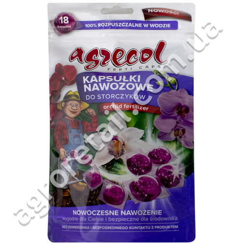 Добриво в капсулах для орхідей (18 капсул) Agrecol