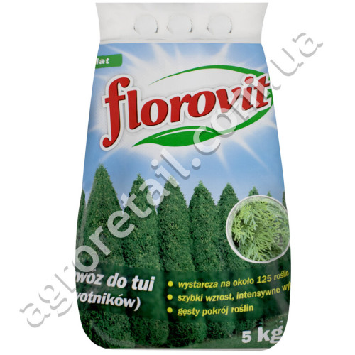 Добриво Florovit для туй 5 кг