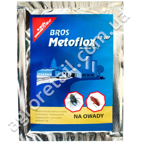 Порошок от бытовых насекомых Metoflox 10 WP 20 г Bros