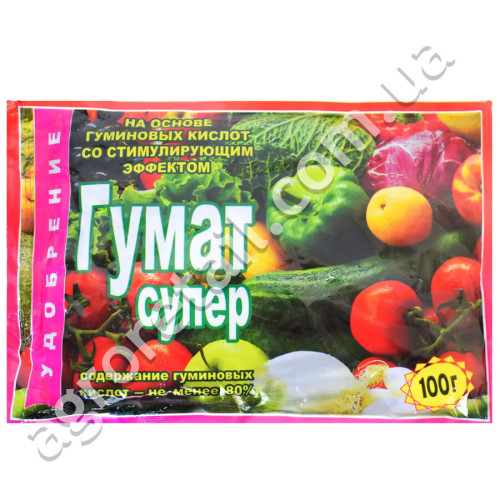 Добриво Гумат супер 100 г