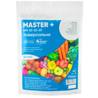 Удобрение Master+ универсальное NPK 20.20.20 250 г Valagro