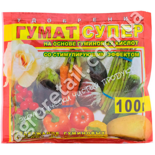 Удобрение Гумат супер 100 г Proventus