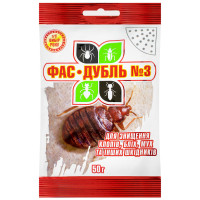 Порошок проти побутових комах Фас-дубль No3 50 г