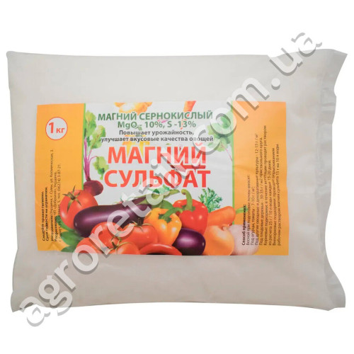 Удобрение Сульфат магния MgO 10% 1 кг Чарівна грядка