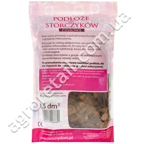 Кора с микоризой для орхидей 1.5 л Zielony Dom