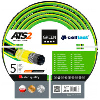 Шланг садовый Green ATS2 5-слойный диаметр 1/2 дюйма 25 м Cellfast