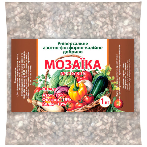 Удобрение Мозайка NPK 19.19.19 1 кг Чарівна грядка - купить по