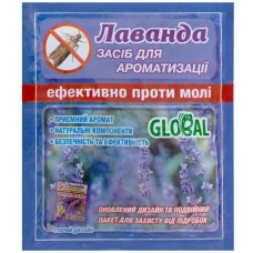 Таблетки от моли с запахом лаванды Global 10 шт
