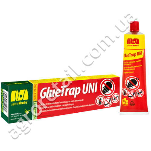 Клей від гризунів та комах GlueTrap UNI 135 г Papirna Moudry