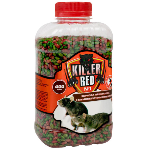 Зерно від щурів і мишей Red Killer мікс 400 г - купити за