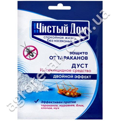 Порошок проти побутових комах Чистий Дім Дуст 50 г