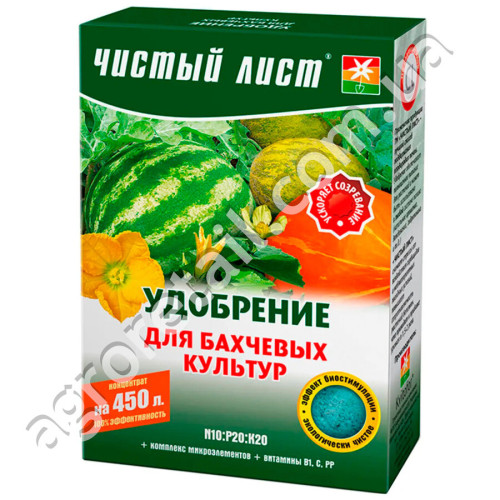 Удобрение Чистый лист для бахчевых культур 300 г