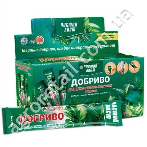 Удобрение Чистый лист для декоративно-лиственных растений 100 г