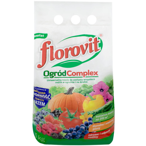 Удобрение Florovit универсальное для растений Сад Complex 5 кг