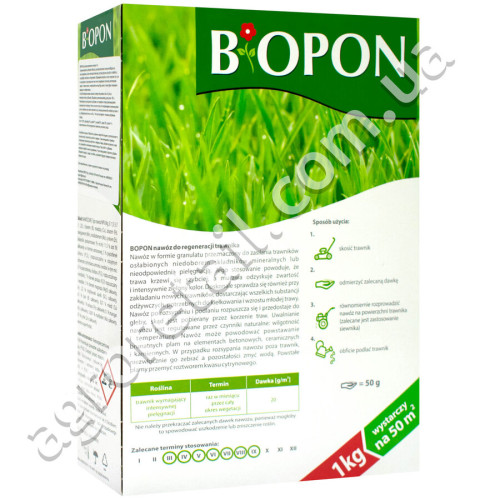 Добриво Biopon для відновлення газону 1 кг