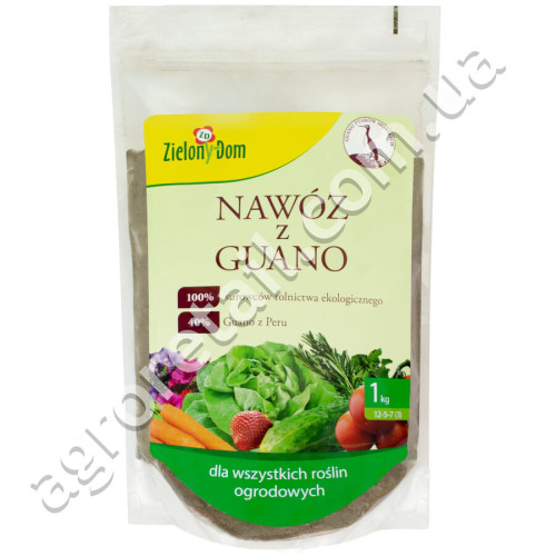 Удобрение органическое Nawoz z Guano 1 кг Zielony Dom