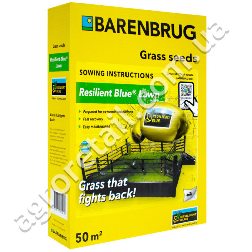 Трава газонна Resilient Blue Lawn 1 кг Barenbrug