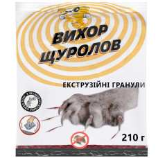 Гранулы от крыс и мышей Вихор Щуролов 210 г