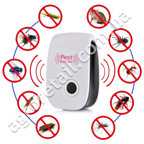 Ультразвуковий відлякувач комах і гризунів Ultrasonic Pest Repeller