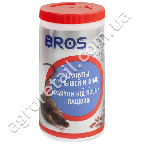 Гранули від мишей і щурів Bros 250 г