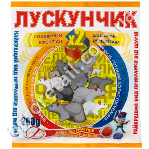 Тісто від щурів і мишей Лускунчик 200 г