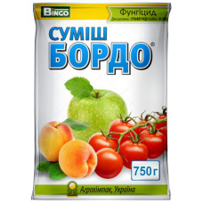 Фунгіцид Суміш Бордо 3% 750 г Bingo
