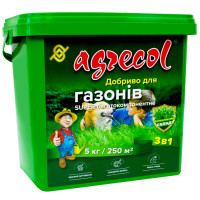 Добриво для газону super багатокомпонентне 18.7.12+2 5 кг Agrecol