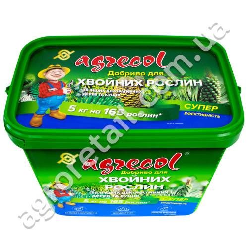 Добриво для хвойних 12.12.19 5 кг Agrecol
