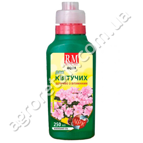 Добриво Royal mix Aqua для квітучих 250 мл