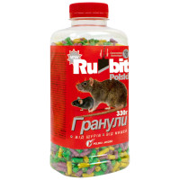 Гранули від щурів і мишей Rubit Polski банка 330 г