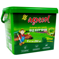 Удобрение для газона от сорняков 15.5.0.0 5 кг Agrecol