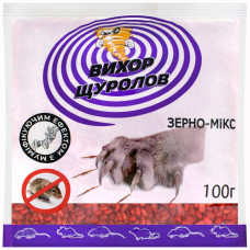 Зерно от крыс и мышей Вихор Щуролов микс 100 г