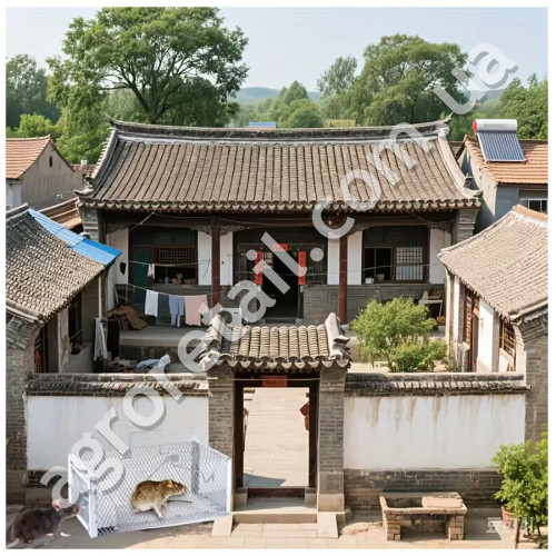 Крысоловка-клетка металлическая большая 270*140*115 мм