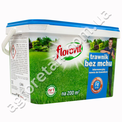 Удобрение Florovit для газонов Антимох 4 кг