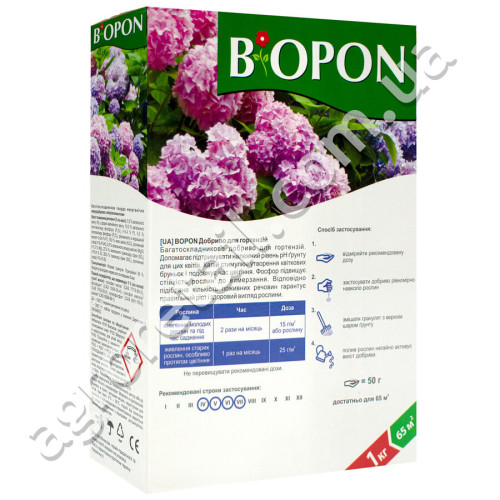 Добриво Biopon для гортензій 1 кг