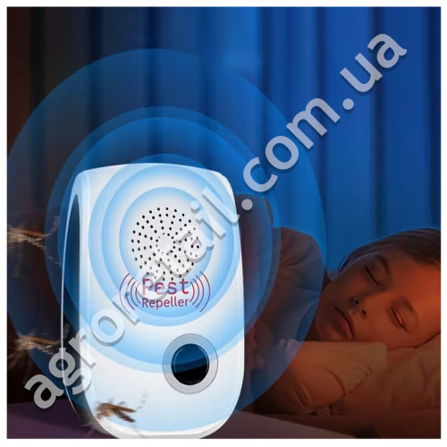 Ультразвуковий відлякувач комах і гризунів Ultrasonic Pest Repeller