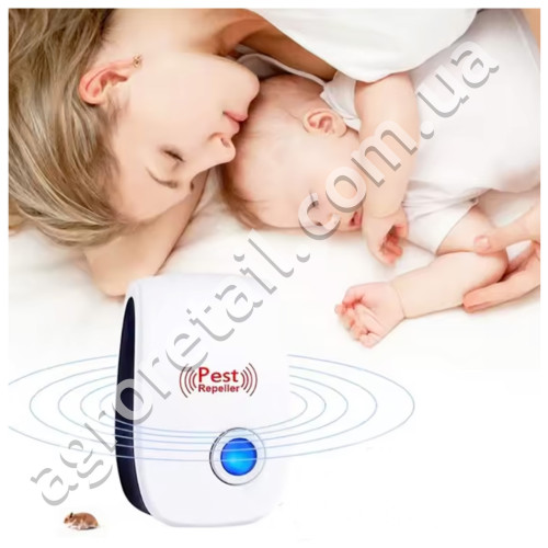 Ультразвуковий відлякувач комах і гризунів Ultrasonic Pest Repeller