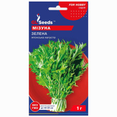 Капуста японская Мизуна зеленая 1 г Gl Seeds