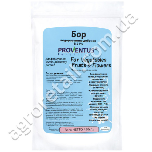 Удобрение Бор B 21% 450 г Proventus