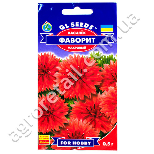 Волошка Фаворит червона 0.5 г Gl Seeds