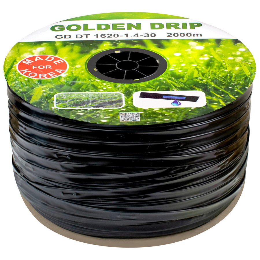Лента для капельного полива эмиттерная Golden Drip 8 mil шаг 30 см Лента для капельного полива эмиттерная Golden Drip 8 mil шаг 30 см